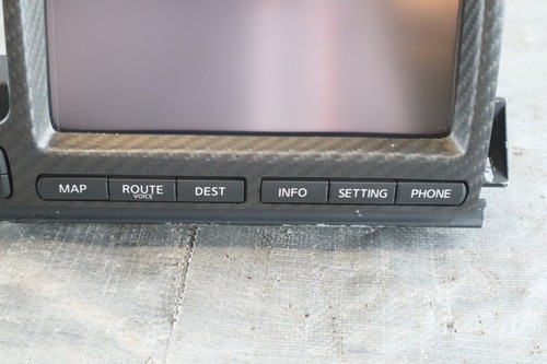 2010 NISSAN GT-R R35 GTR 3.8L VR38 OEM NAVI DISPLAY UNIT 280911BY4A #1637 - Picture 4 of 9