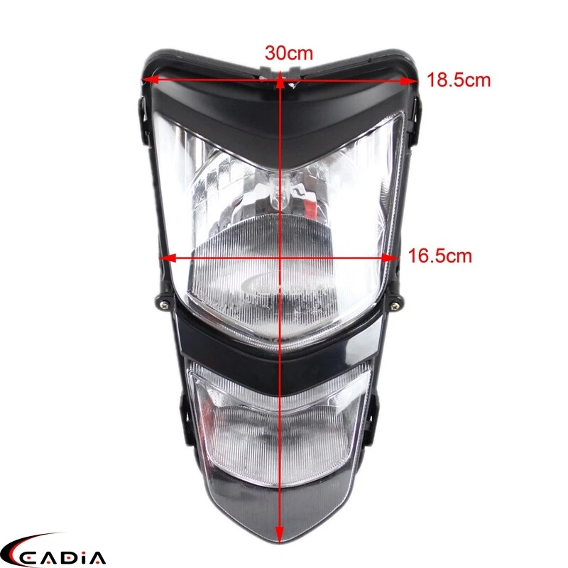 Headlight Assembly For Suzuki Quadsport LT-Z400 LTZ400 Kawasaki KFX400 KSF400 - Image 2 of 4