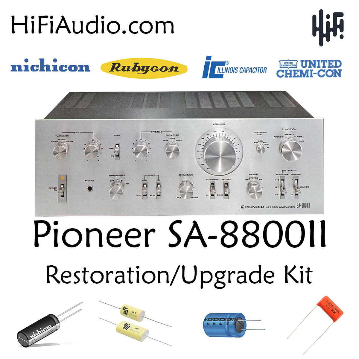 Pioneer SA-8800 II rebuild restoration recap service kit fix Pioneer SA-8800 II rebuild restoration recap service kit fix