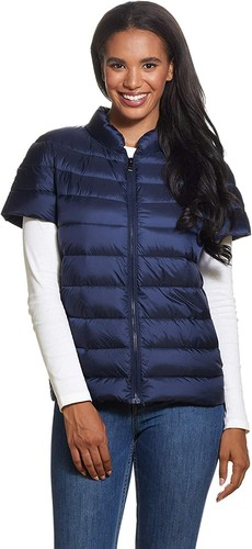 MARTHA STEWART Womens Puffy Vest - Down 