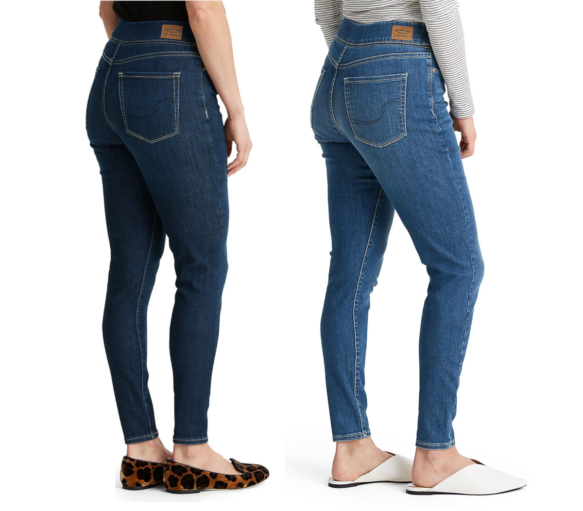 Signature By Levi Strauss Women's Shaping Pull-On Super Skinny Jeans NEW |  eBay UK
