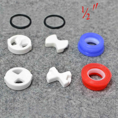 1/2'' 1-20X Replacement Ceramic Disc Silicon Washer Insert Valve Tap Turn Set - 第 1/5 張圖片