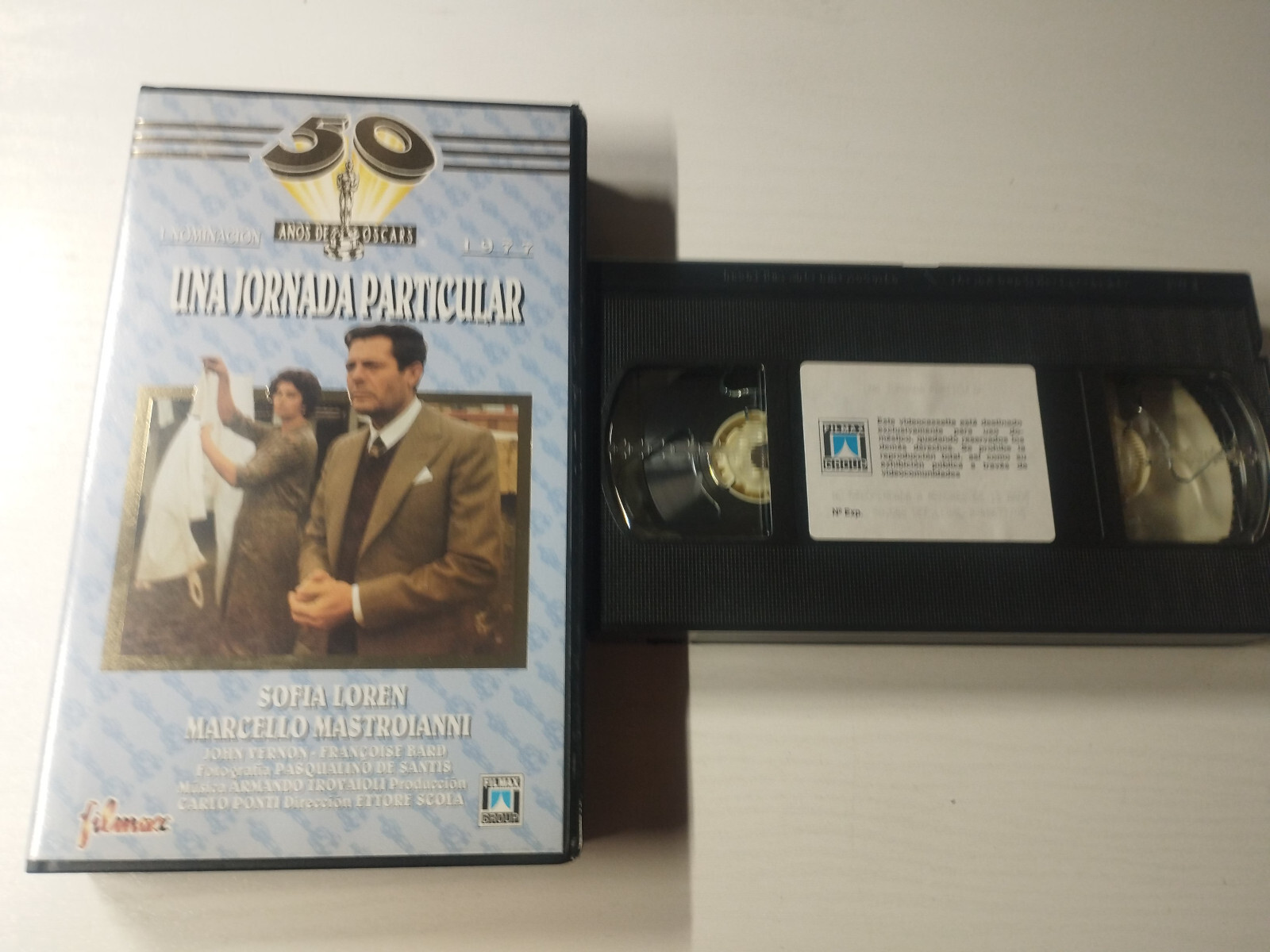 A Special Day Sofia Loren Marcello Mastroianni VHS Tape Spanish