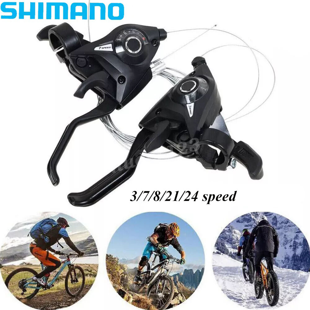 Shimano ST-EF51 3/7/8/3x7/3x8 speed Shifter Brake Lever Combo W/ Shift Cable