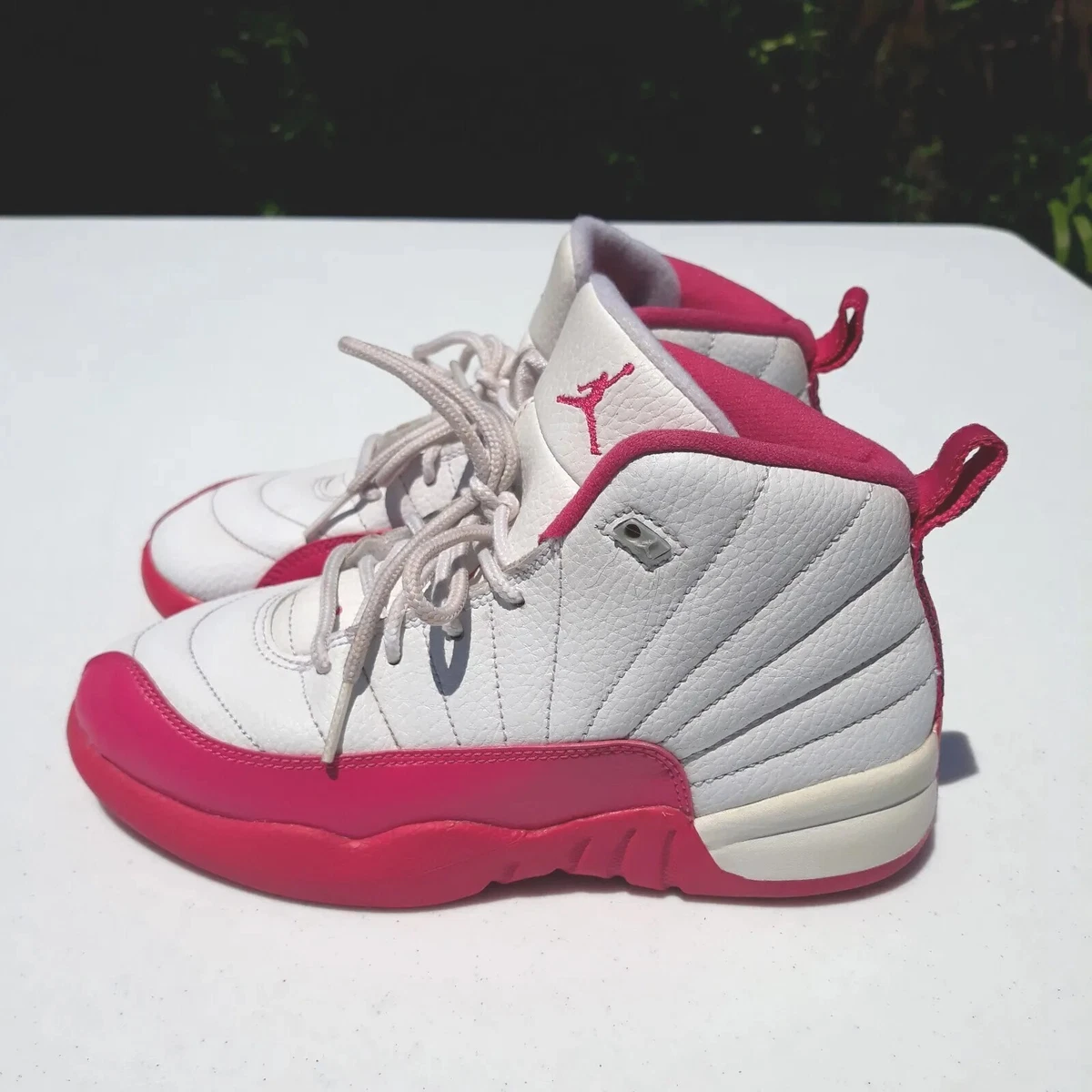 Nike Air Jordan 12 Retro Dynamic Vivid Pink Shoe - Size 3y