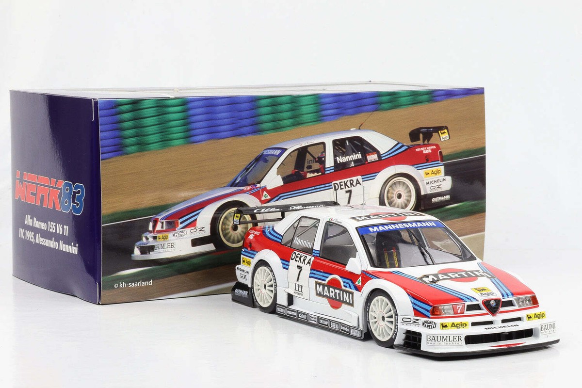 WERK83 1/18 アルファロメオ 155 V6TI #8 DTM 1995 1:18 Werk83 Alfa Romeo 155 V6 Ti Martini Racing DTM/ITC 1995