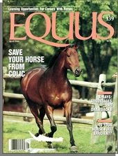 Equus - 1989, May - Save Your Horse From Colic, X-Rays, A Better Trailer Floor