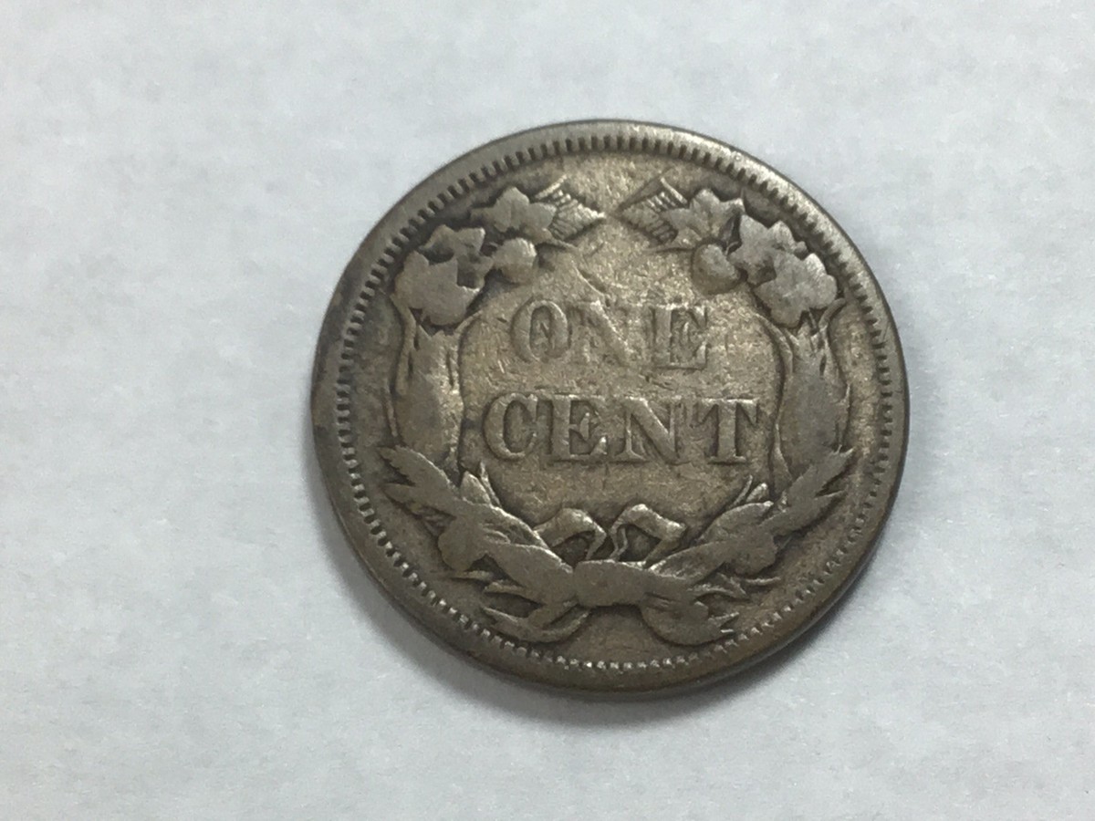 1858 Flying Eagle Cent Penny FS-901 Low leaves FS-01-901 | eBay