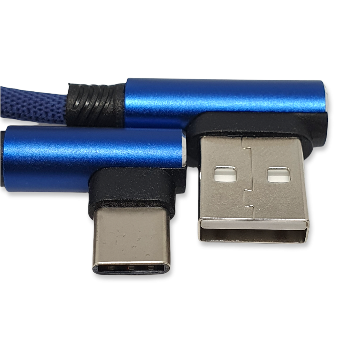 Rechtwinkliges USB-C Kabel 90 Grad – 50 Cm, USB-C Auf USB-C, 5V/2A, Flaches Silikon, Daten & Laden