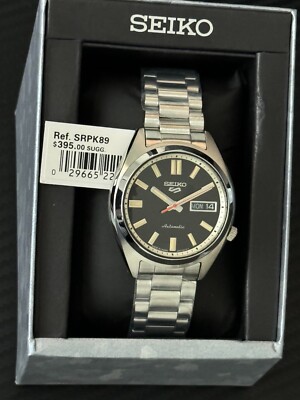 SEIKO 5 Sports SNXS Japan BLACK DIAL Luminous hands Automatic  SRPK89-MINT
