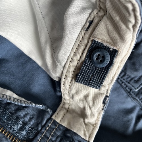 gap boys cargo shorts Sz 14 Husky Light Navy Blue  - Picture 5 of 9