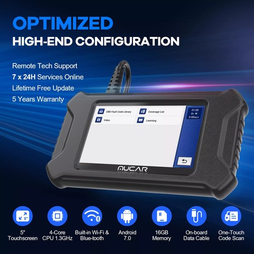 Peugeot 3008 Auto Diagnostic Tablet OBD2 Fault Code Reset Scanner Tool CS90 2025 - Picture 3 of 14