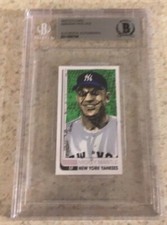 Mickey Mantle Original Art Sketch Card New York Yankees Beckett BAS True 1/1
