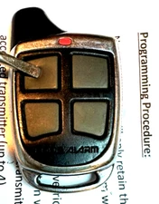 CODE ALARM CATX-MT 4-BUTTON RED LED REMOTE CAR STARTER KEY FOB H50T46 H5OT46 FAB