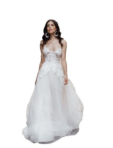 beige dress semi formal Organza dress with print - multi main image 1