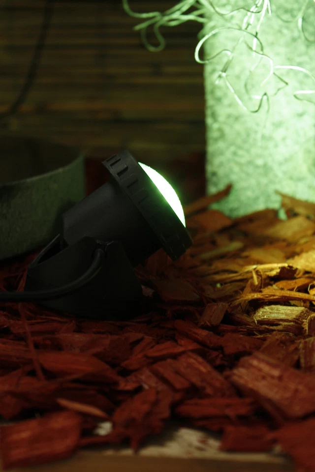 Teichbeleuchtung 3er Set LED Springbrunnenbeleuchtung Gartenstrahler LED RGB - Bild 4 von 4