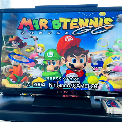 Mario Tennis GC Nintendo Game Cube 2004 Japanese Version