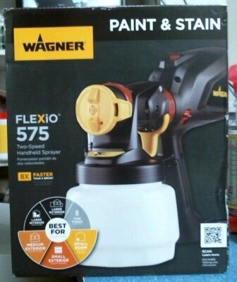 Wagner Flexio, Two Speed Handheld Paint & Stain Sprayer,(575) FS