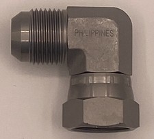 Parker 1-1/16” Swivel Nut Elbow Fitting, JIC 37° Flare, C6X Series