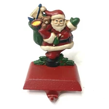 Midwest Santa Claus Christmas Stocking HANGER Cannon Falls Cast Iron, Nautical 