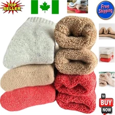 Women’s Thick Wool Winter Socks – Soft, Warm & Packaged for Gifting, 3-5 Pairs