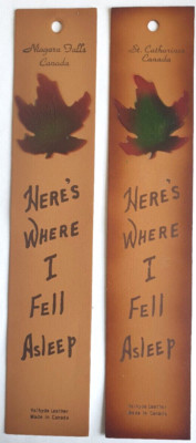 Niagarafälle Toronto Kanada Leder Lesezeichen St Catharines Ontario Valhyde Geschenk