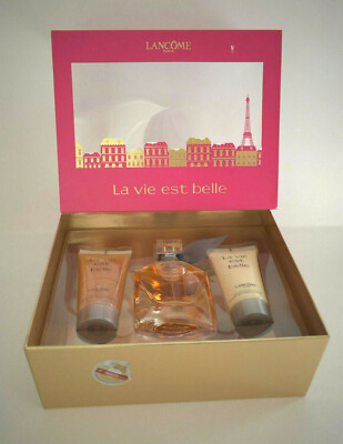 LANCOME LA VIE EST BELLE EDP 30ml/1oz Spray ~ 3 Piece Gift