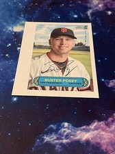 BUSTER POSEY 2022 Topps Heritage OVERSIZED 1973 PIN UPS PINUP POSTER GIANTS
