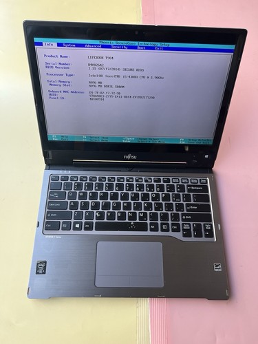 FUJITSU LIFEBOOK T904 (2 IN 1)Core i5-4300U 4GB RAM 500GB TOUCHSCREEN 2560x1440 - Picture 10 of 16