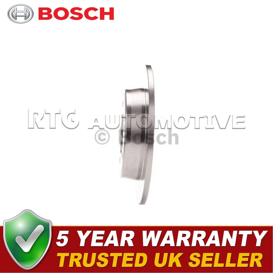 Bosch Rear Brake Disc Fits Hyundai i30 Kia Cee'D Pro + Other Models - Image 2 of 4