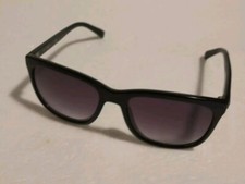 Calvin Klein Women's Round Cat Eye Sunglasses w/ Gradient Lens Black