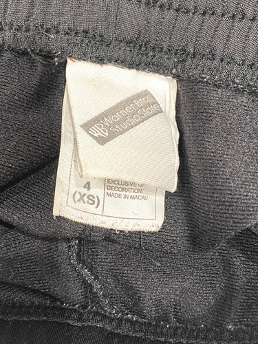 vintage warner bros studio space Jam bugs bunny BLk pants side snaps kids size 4 - Picture 3 of 6