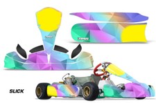 Adesivi Grafici Go Kart Per Tony Kart M4 Carene (Fino Al 2016) SLICK