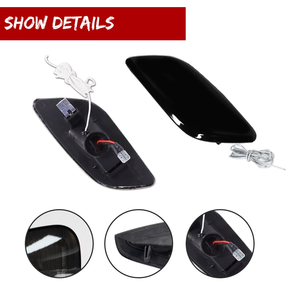 Luces LED marcadoras laterales de estacionamiento de esquina con interruptor de humo para 02-03 Subaru Impreza Foto 4 de 4