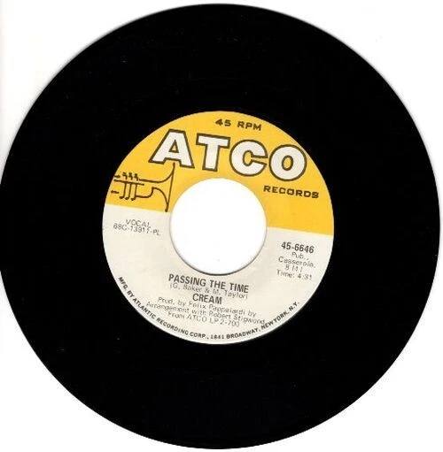 Cream ‎– Crossroads / Passing The Time 7" 45 RPM Single Foto 2 de 4