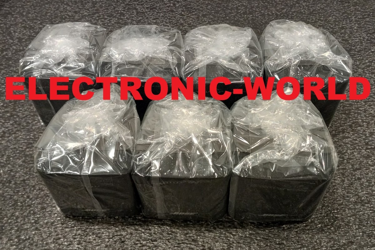 7 MINT Bose Single Cube Black Speakers Lifestyle Acoustimass