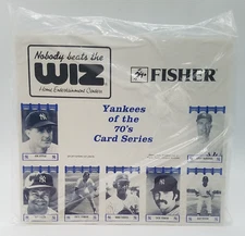 1992 Wiz / Amex Yankees of the 1970's Factory Sealed Complete Card Set NM