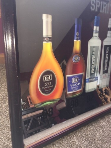 Nuevo Amsterdam Vodka Gin Vsop Brandy E&J XO Camarena Tequila Barra de Cerveza Espejo Letrero - Imagen 4 de 8