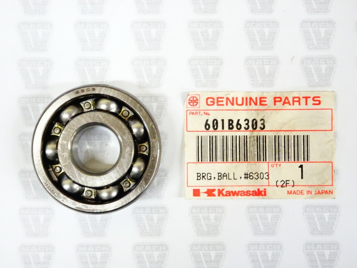 Kawasaki NOS NEW 601B6303 Ball Bearing #6303 W1 W2 S1 S3 C2