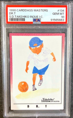 PSA 10 Slam Dunk Carddass Masters Dr. T Takehiko Inoue 134