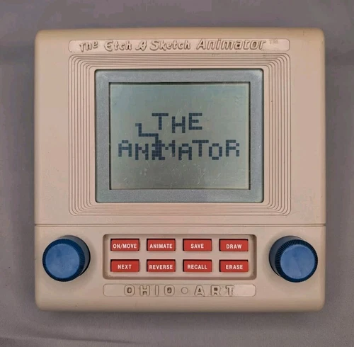 Vintage 1986 The Etch-A-Sketch Animator by the Ohio Art Company - Tested/Working
