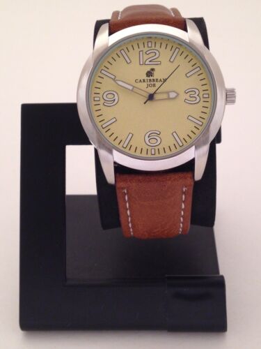 caribbean joe men's watch