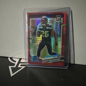 Zach Charbonnet 2023 Donruss Optic Red Hyper Card# 294 Rookie Seattle Seahawks