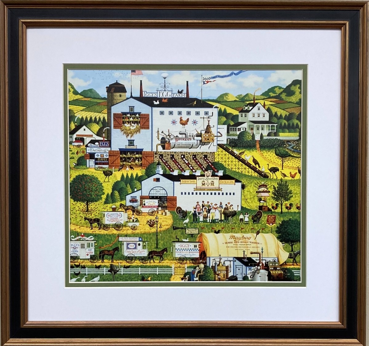 Charles Wysocki チャールズワイソッキー　額入りアートポスター Charles Wysocki チャールズワイソッキー 額入りアートポスター
