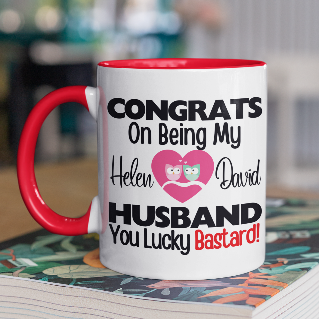 Brother Coffee Mug From Sister Daddy Glass Congrats On Being My Brother You Lucky - Personalized Shot Glass Older Brother Birthday Gifts Brother Mug Funny