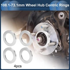 OD 108.1mm to ID 73.1mm Car Wheel Hub Centric Rings Aluminium Alloy 4 Pcs