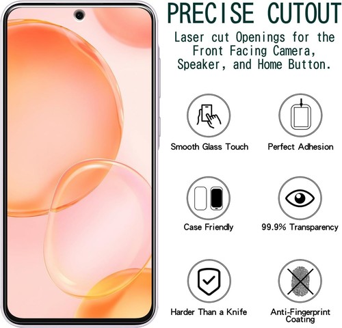 Pour Samsung A06 A16 A36 A56 A15 A35 A55 A54 A53 Verre Trempé Protecteur d'écran - Photo 10 sur 19