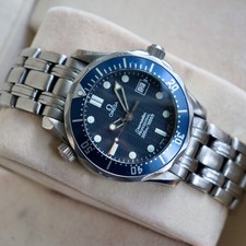 OMEGA Seamaster Pro Blue Mens Diver Watch 300m James Bond + ORIGINAL BOXES
