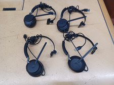 LOT OF 4 JABRA EVOLVE2 40 SE MONO HEADSETS HSC131