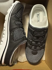 Propet Travelactiv Slide Mule  Womens Black Sneakers Casual Shoes WAT011M-BLK